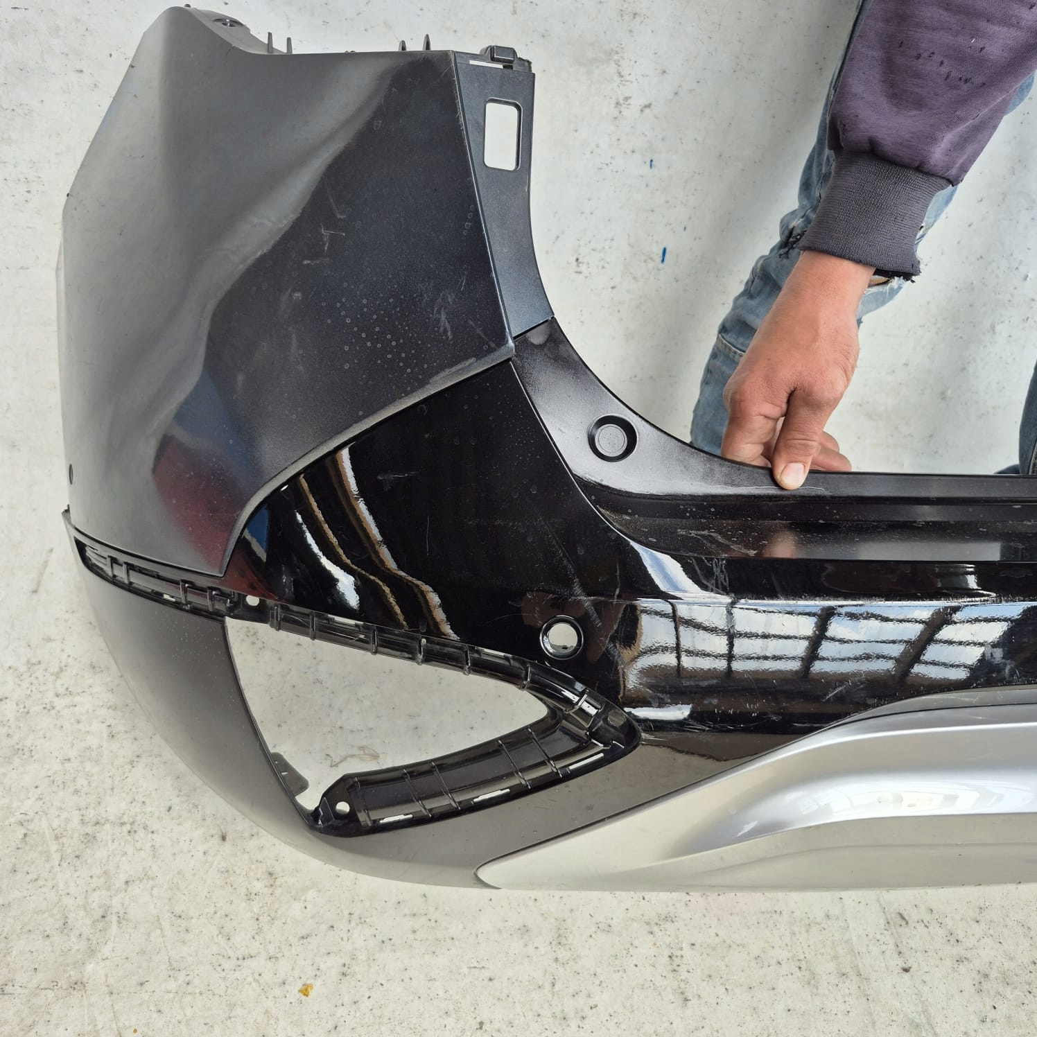 KIA SPORTAGE 5 V 21- bumper rear part rear PDC