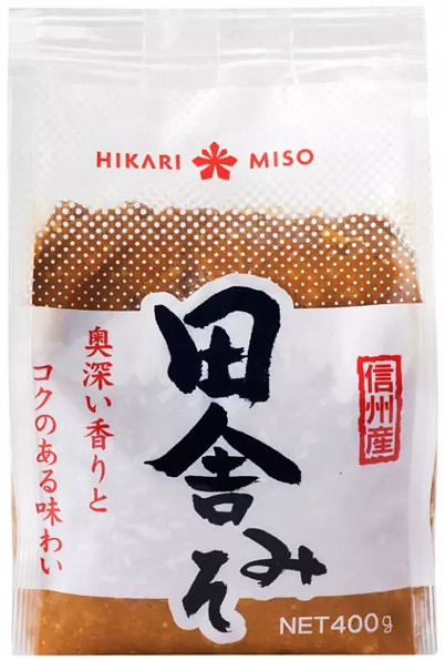 

Pasta Inaka Aka Miso, ciemna 400g Hikari Miso