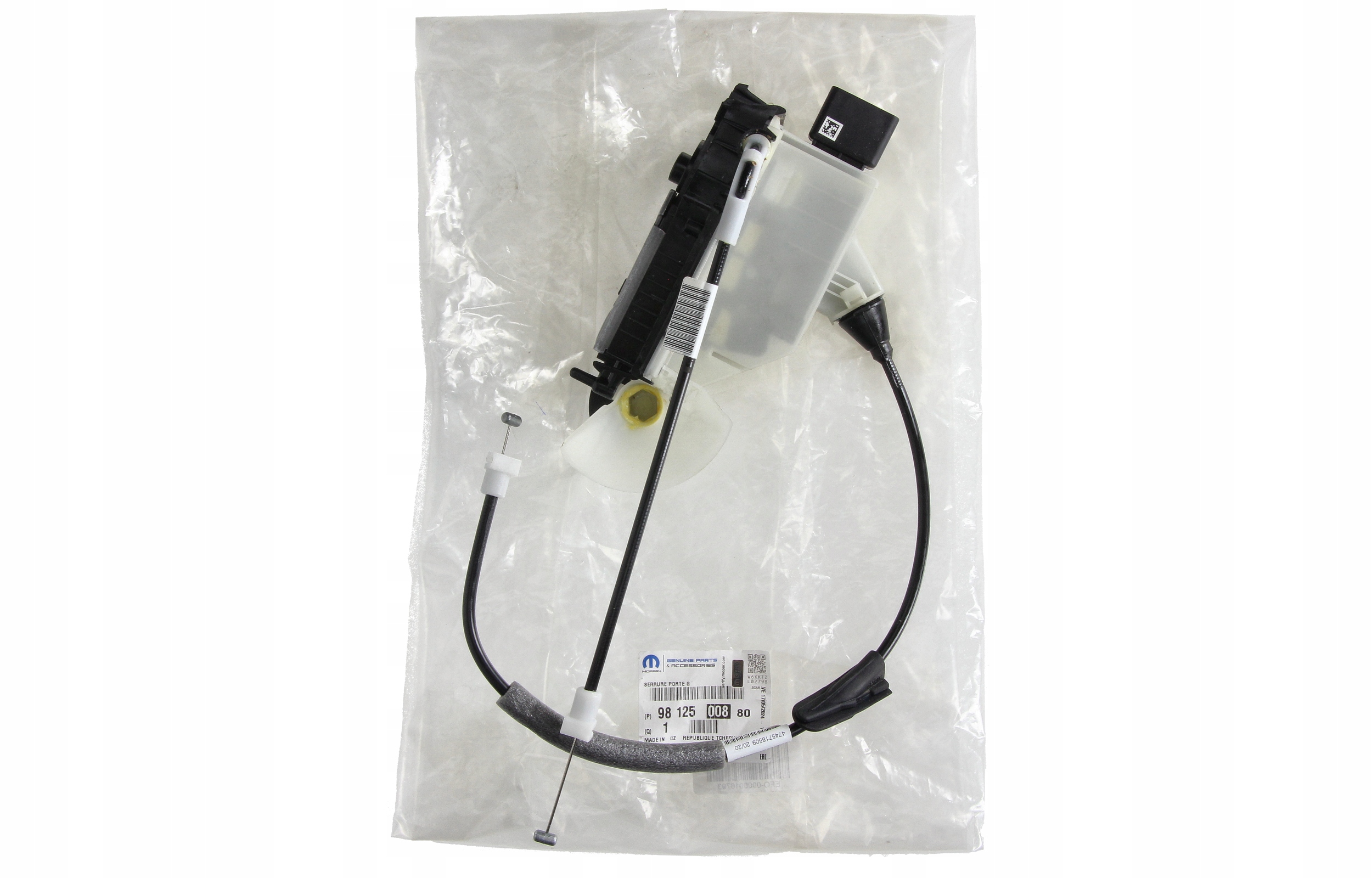 Zámek dveří Levý Přední Originál 9812500880 Peugeot