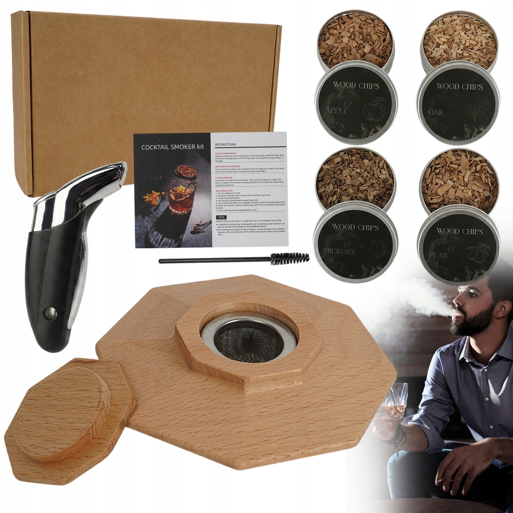 Sada Na Uzení Whisky Smoker Pro Muže Dárek Přítele Štěpka