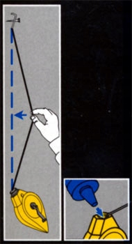 Kreda traserska niebieska 1,1kg STANLEY 47-917 Typ kreda
