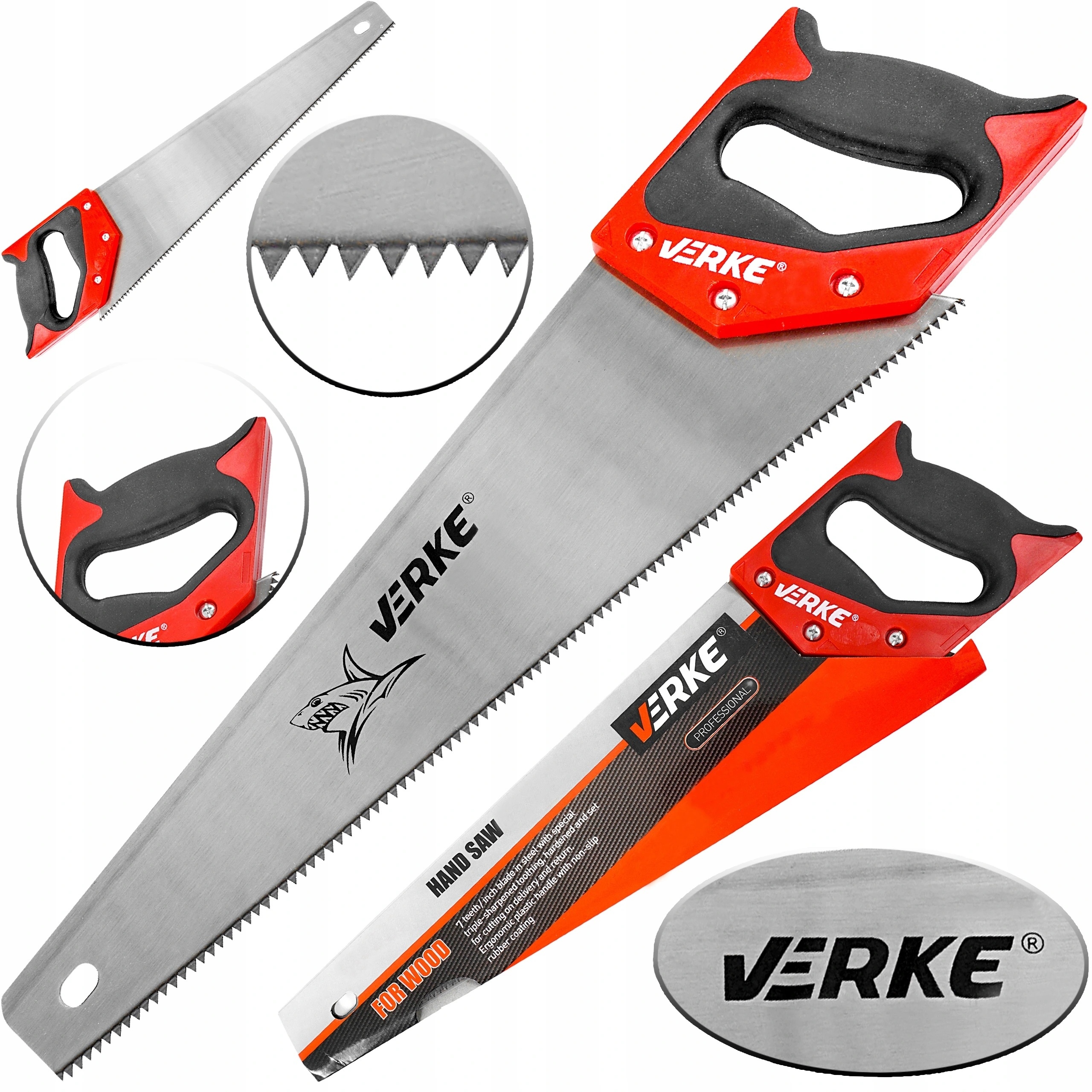 PIŁA RĘCZNA PŁATNICA DO DREWNA PIŁKA 500mm VERKE