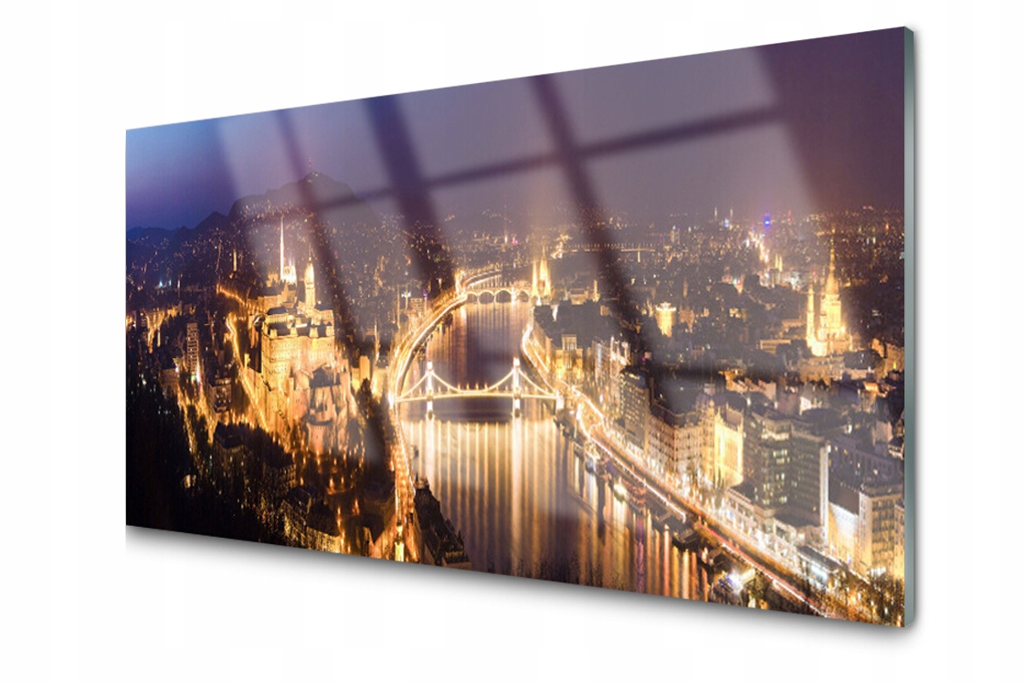 

Panel szklany dekoracyjny Dekor Miasto 100x50