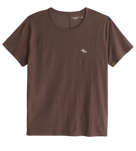 tričko Abercrombie&Fitch tričko XL relaxed hnědé