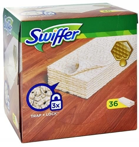 

Swiffer Dry 36szt Wkłady Suche Z Woskiem Pszczelim