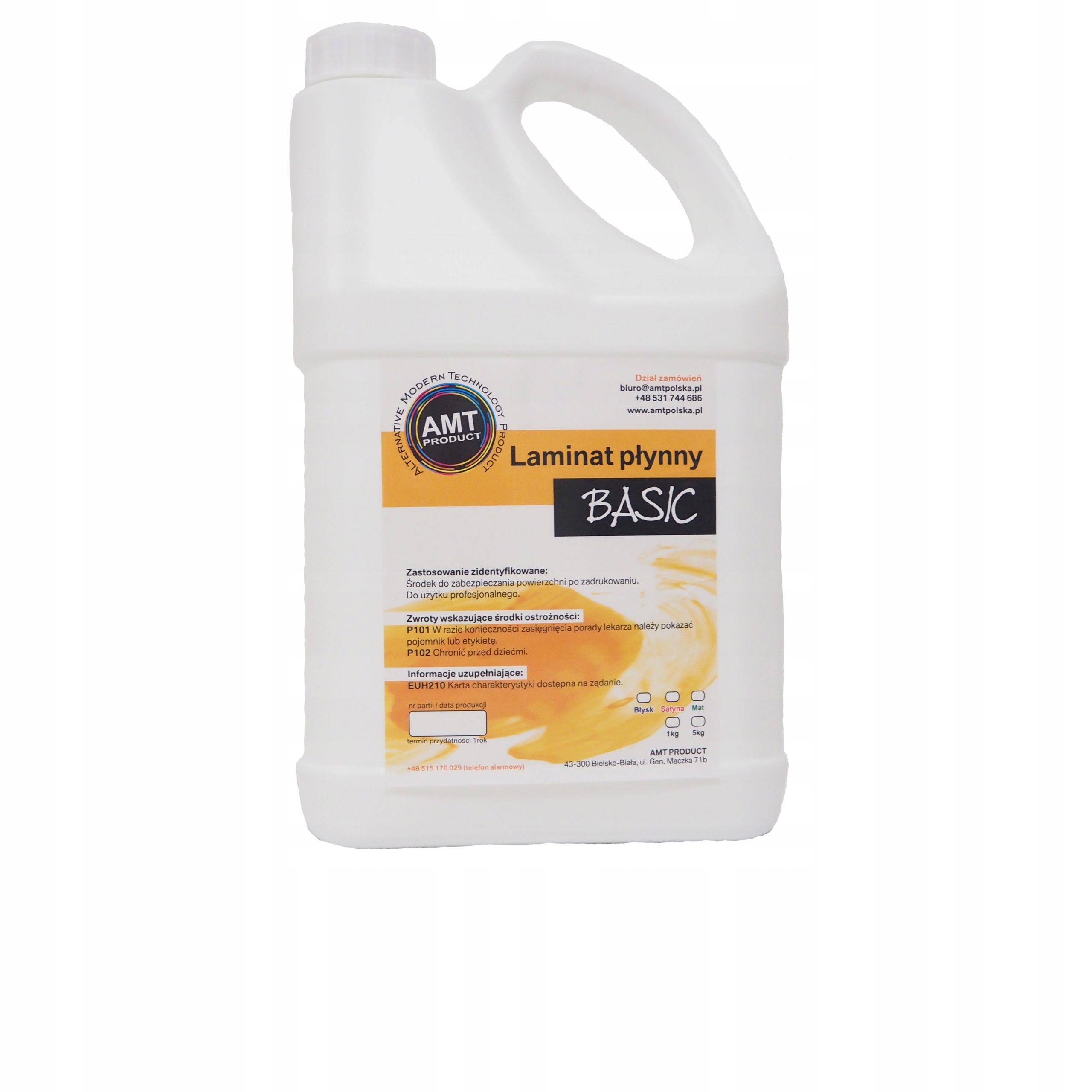 

Laminat płynny banery folie Amt Basic Błysk 5L Uv