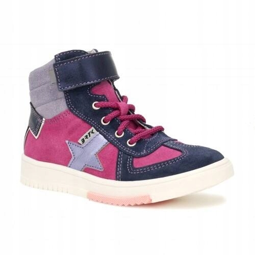 BUTY DZIECIĘCE dziewczęce WYGODNE welur SNEAKERS różowe BARTEK r. 31 Stan opakowania oryginalne