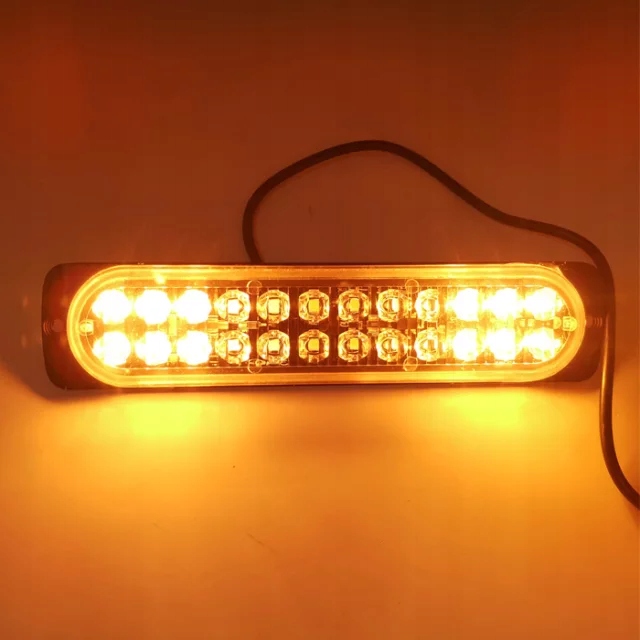 LAMPA OSTRZEGAWCZA 24xLED STROBOSKOP 12v 24v Xende Light Source LED