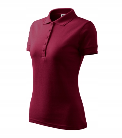 KOSZULKA polo DAMSKA PIQUE MALFINI 210 T-SHIRT garnet L Marka Malfini