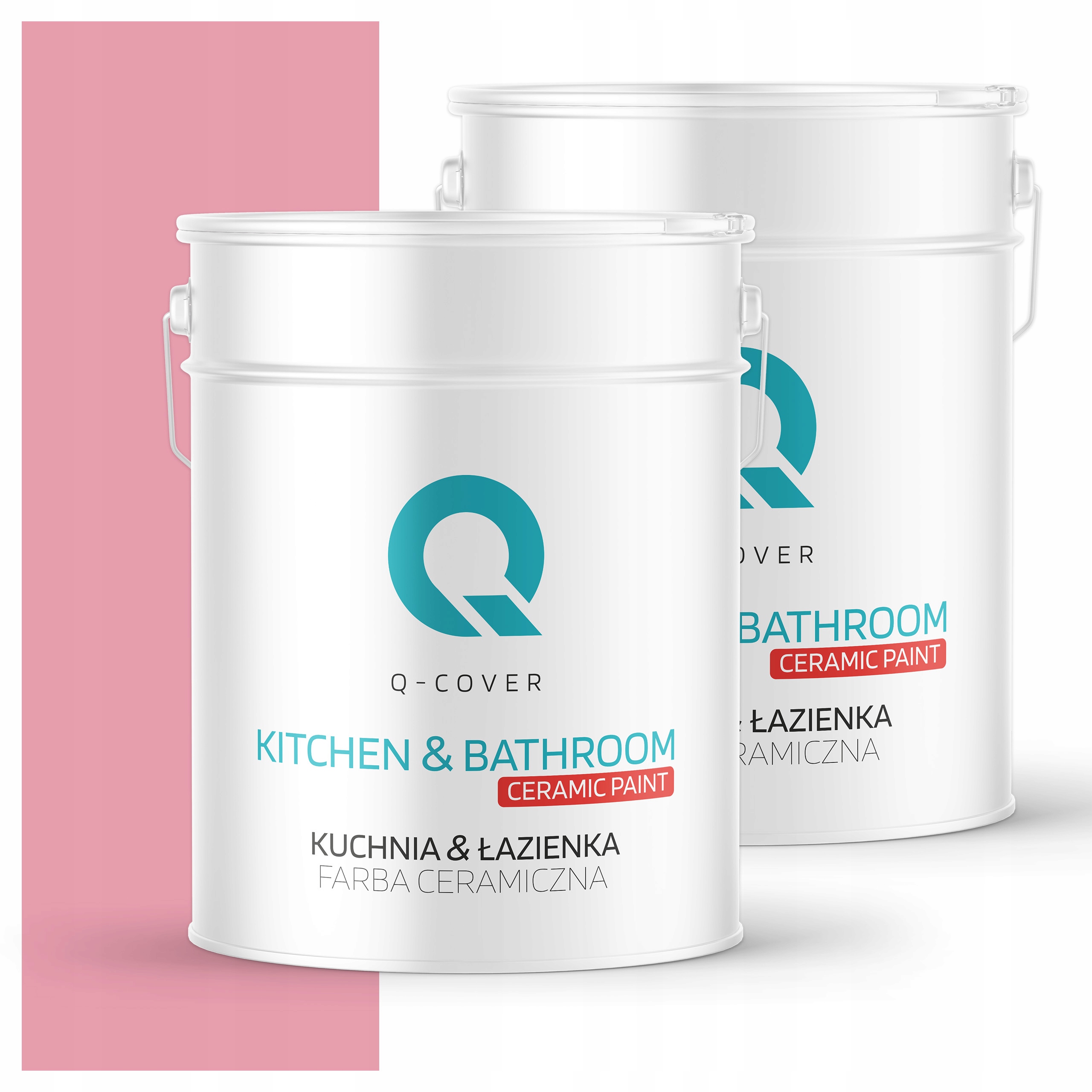 Farba do kuchyne a kúpeľne Umývateľná 10L Hlboká matná Farba Ružová H3445