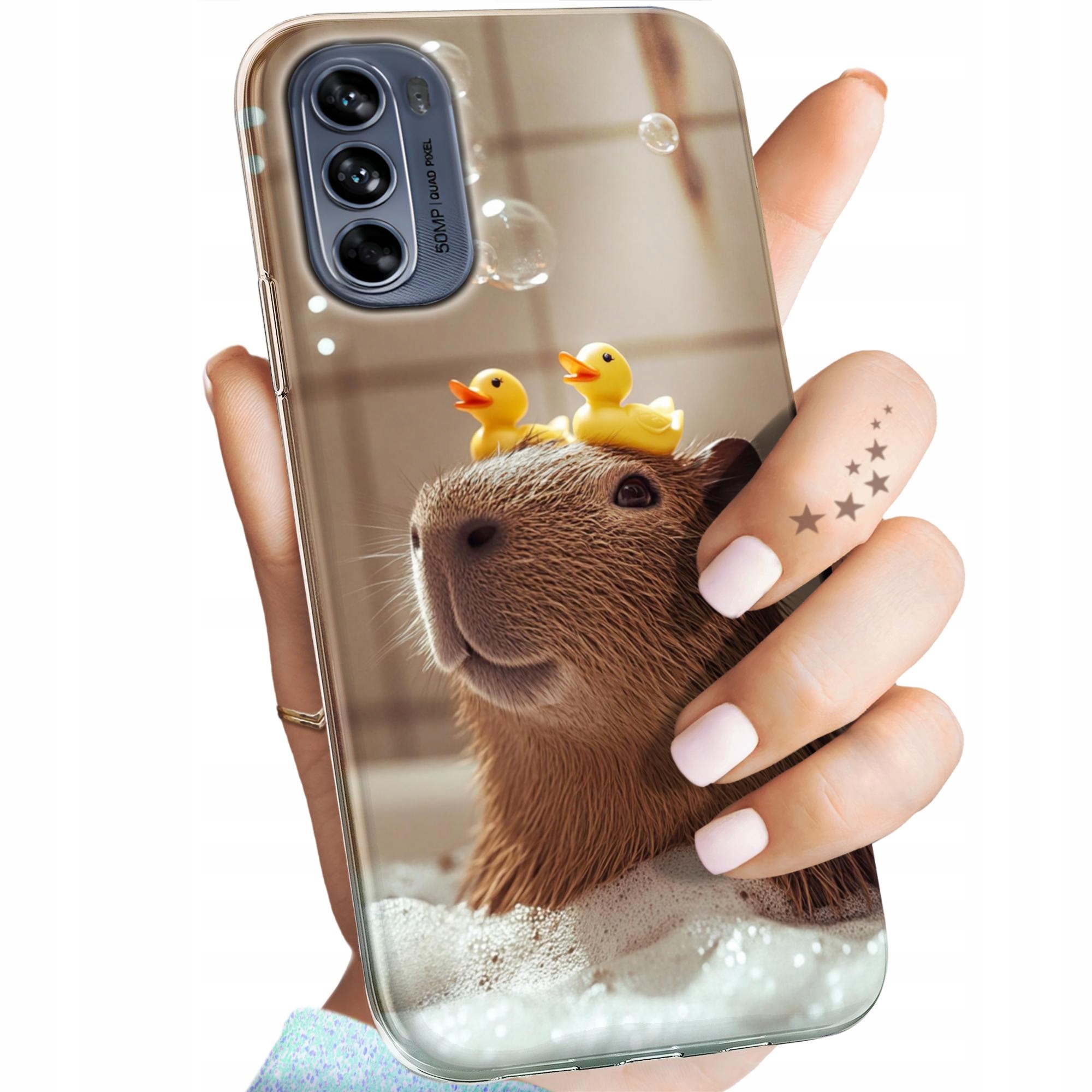 Etui Do Motorola Moto G62 5G Kapibara Urocza Zwierzak Obudowa Case