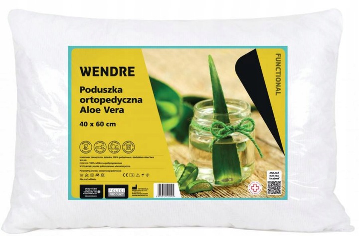 

Poduszka Aloe Vera 40x60 Aloes Ortopedyczna Polska