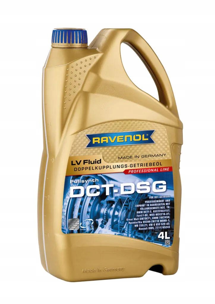 OLEJ PRZEKŁADNIOWY RAVENOL DCT/DSG LV FLUIDE 4L