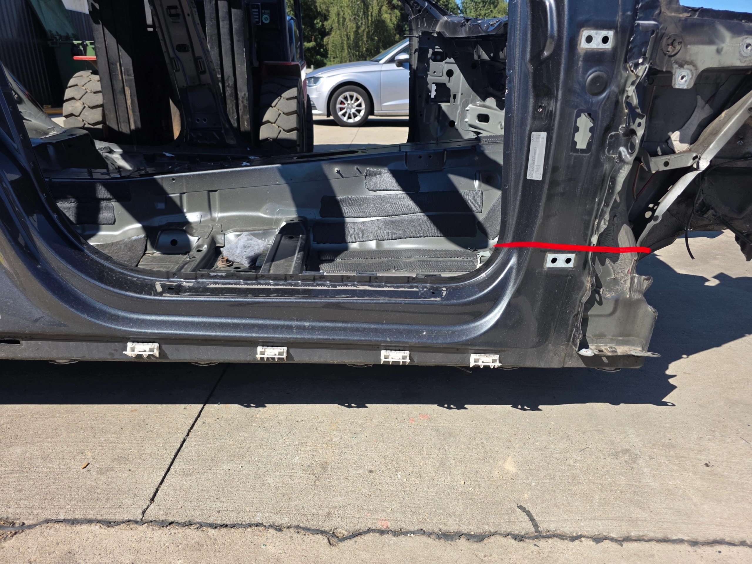 quarter threshold BOK right side AUDI A5 8W SPORTBACK 5-door OD 2016 ROKU