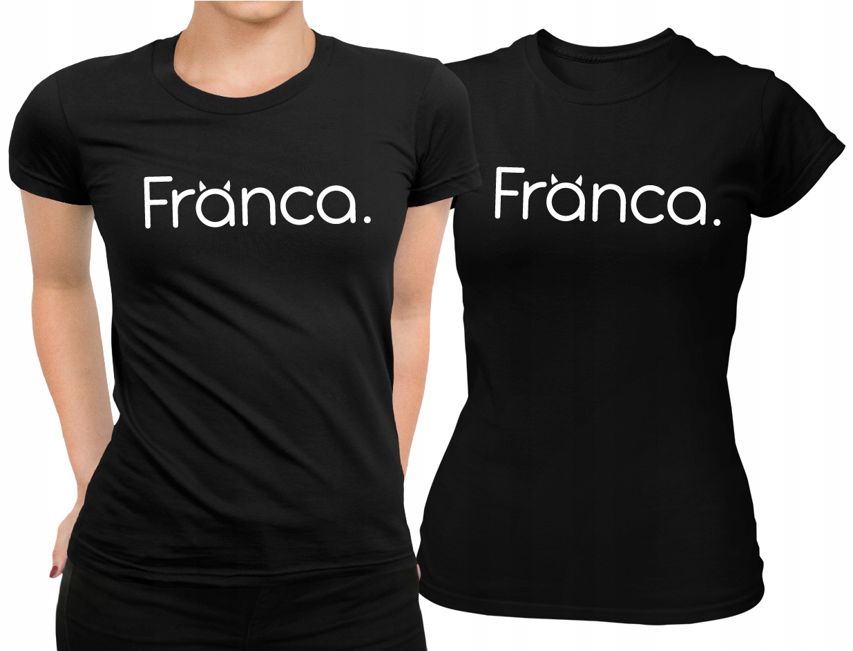 

T-shirt Koszulka Damska z napisem Franca Hit L