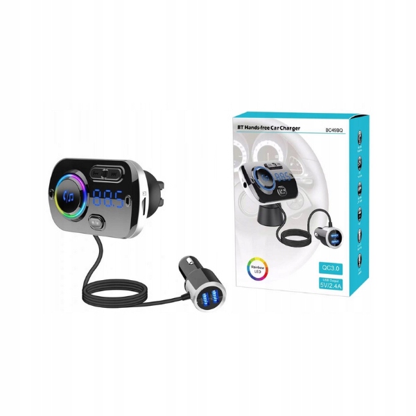 Automobilový vysílač Fm Farmline Bluetooth Transmiter Fm BC49BQ