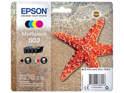 4 TUSZE EPSON 603 EXPRESSION HOME XP3150 XP3155 XP4100 XP4105 XP4150 XP4155