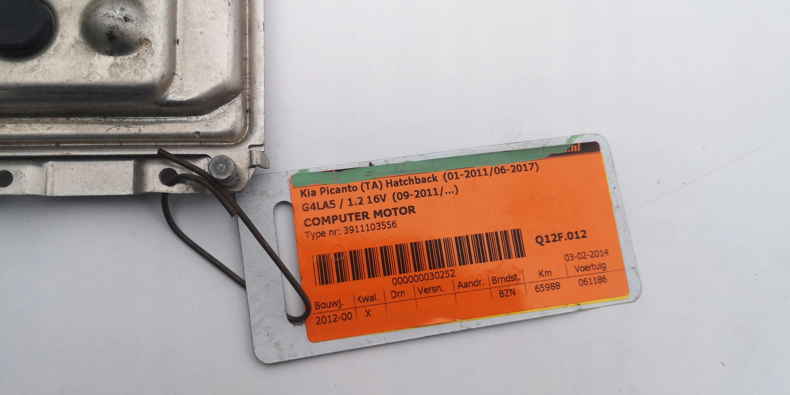 KIA PICANTO 1.2B 39111-03556 9001140034KK Computer