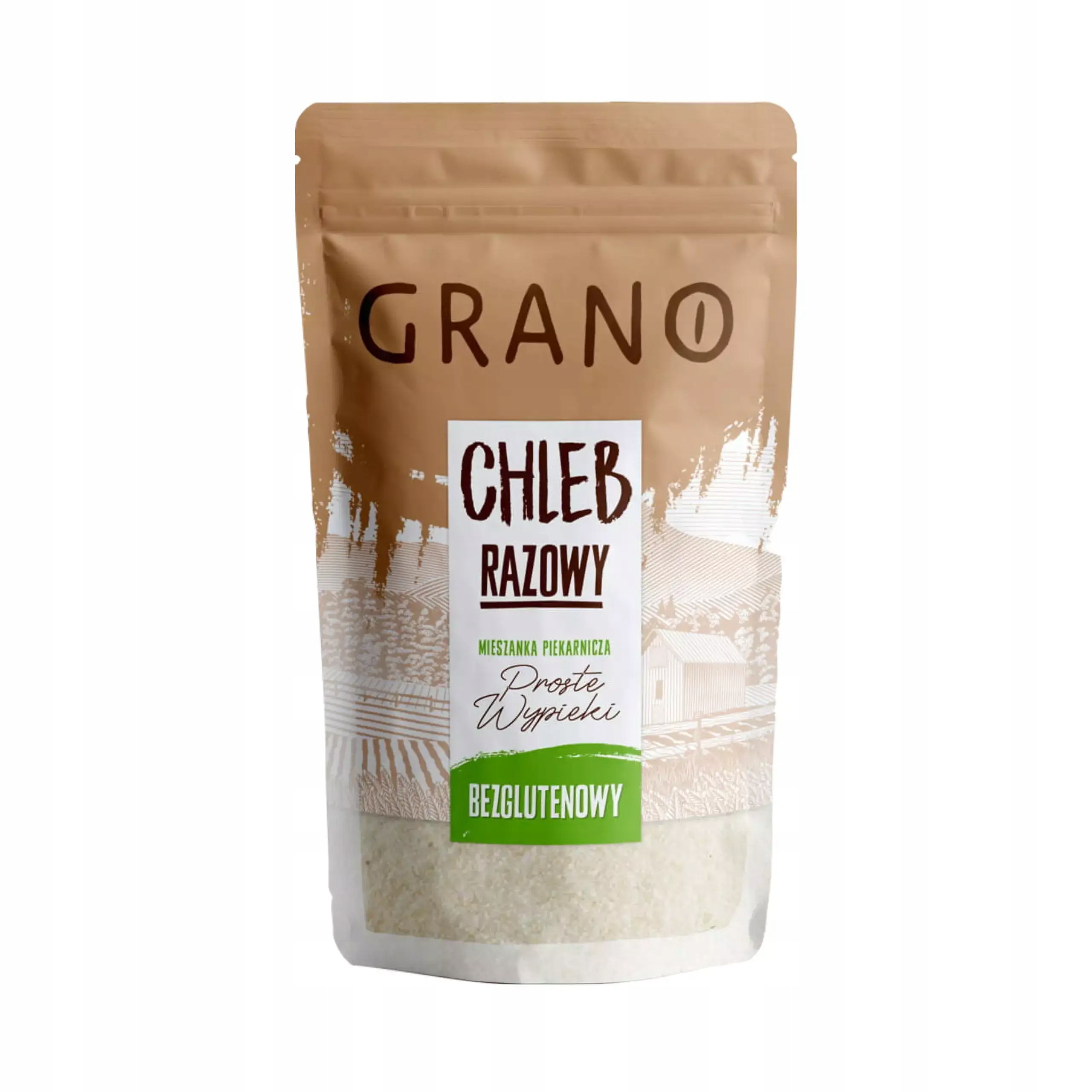 4x Směs na pečení jednorázového chleba bezlepková 500 g Grano