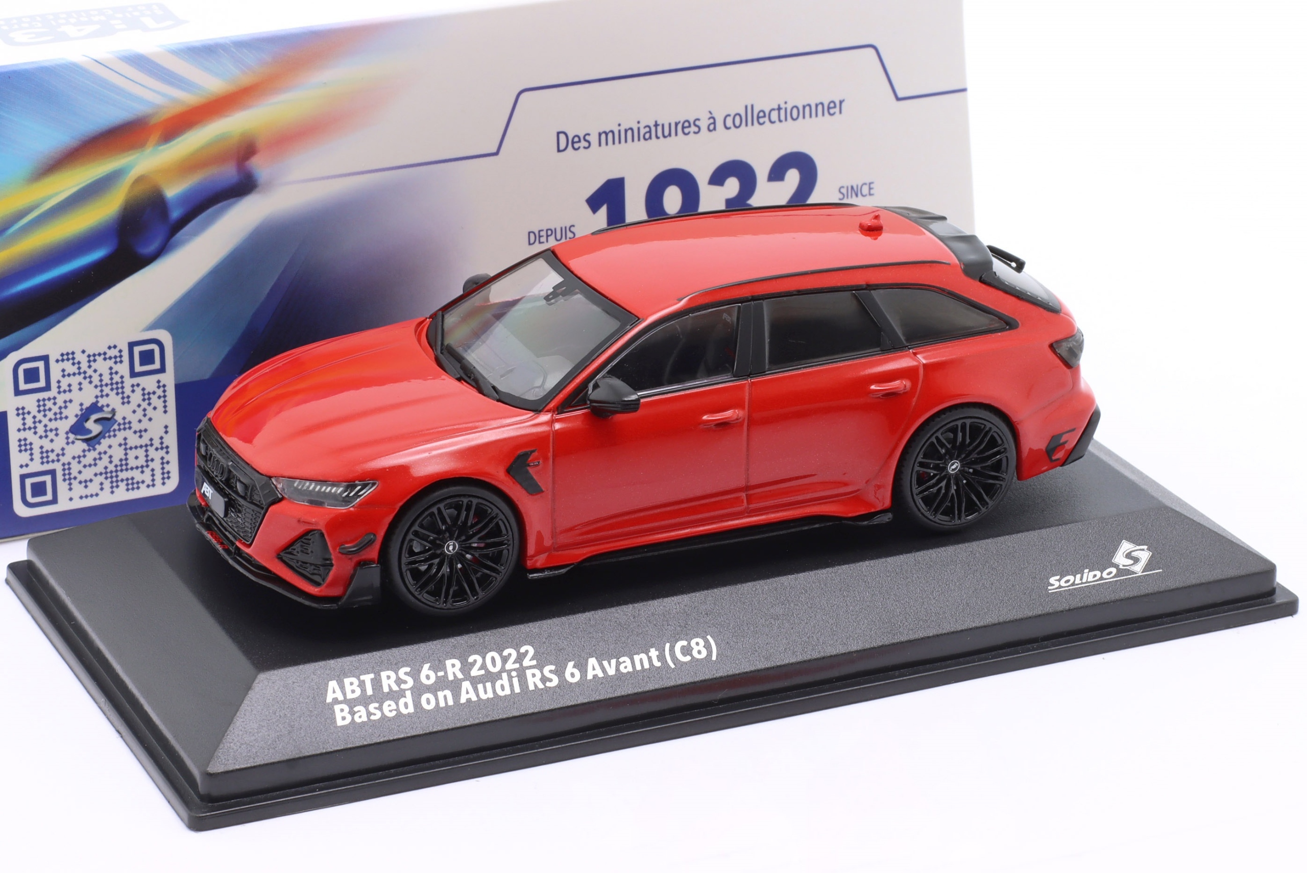 Solido Audi RS6-R (C8) Abt 2020 Misano Red 1:43