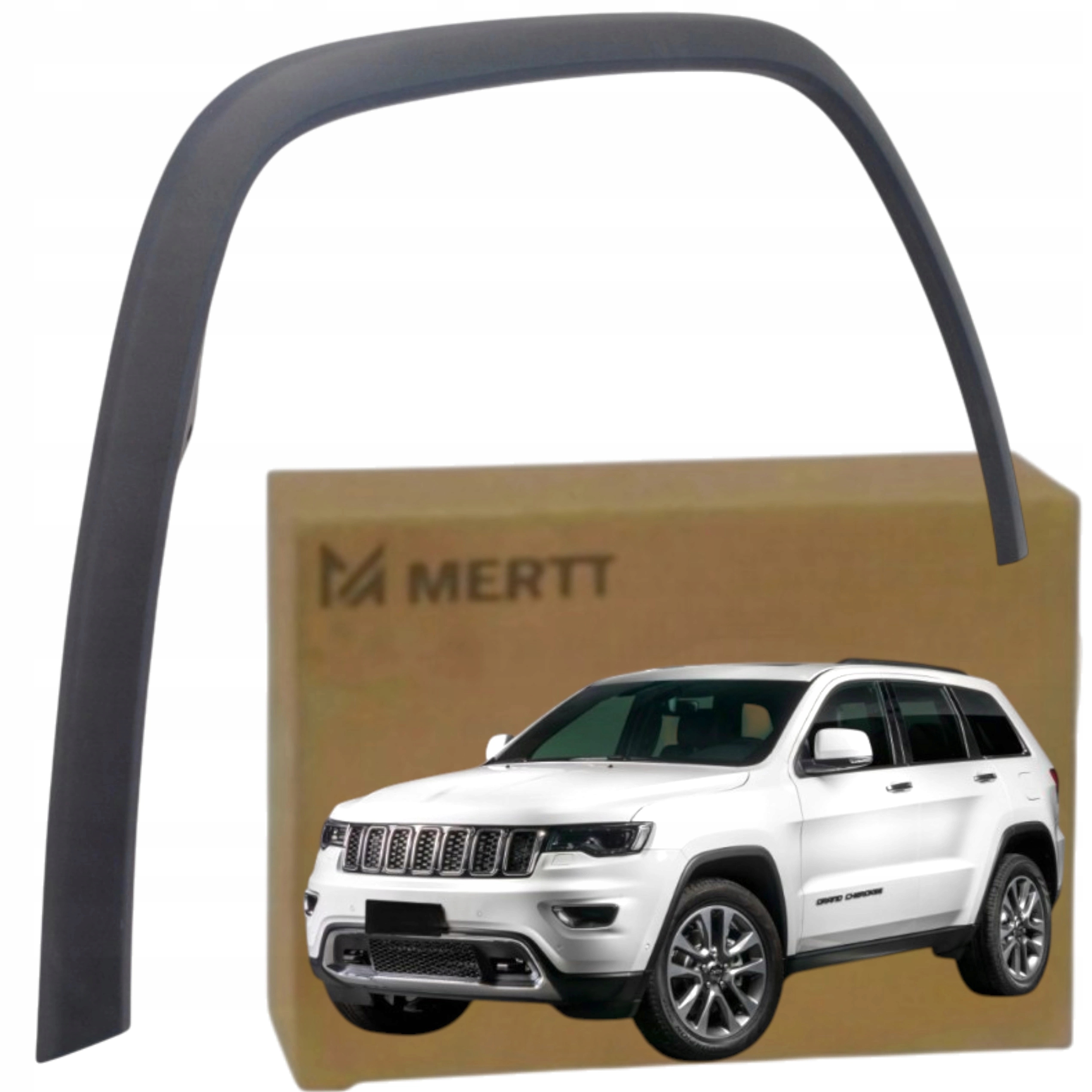 Lišta Předního Blatníku Levá černá struktura Jeep Grand Cherokee IV WK2