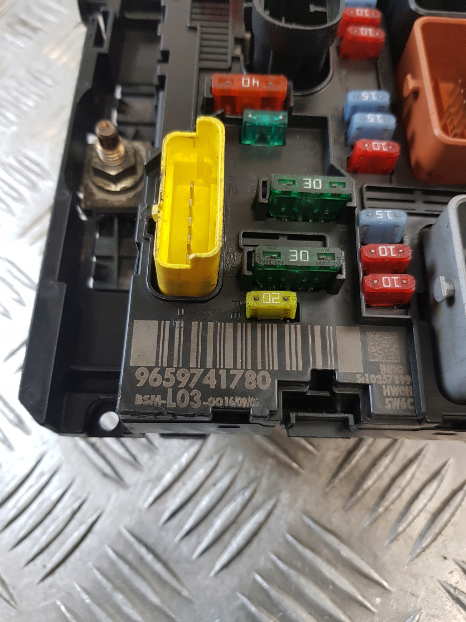 CENTRALINA FUSIBILI modulo BSM-L03 9659741780 CITROEN C3 e 1.1B 06R