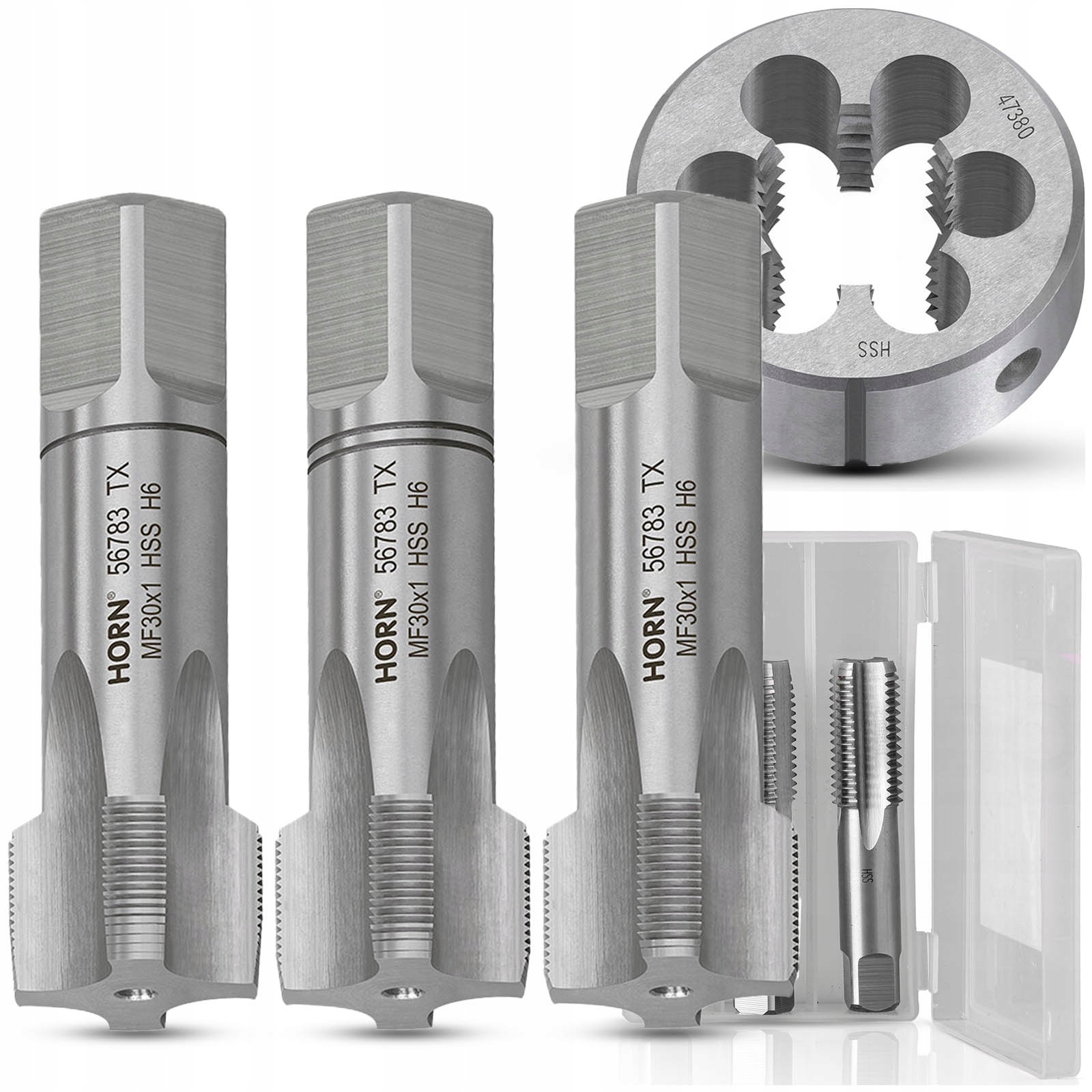 Závitníky Nářezník M30x1 Hss Sada 3+1 Sada Závitníků