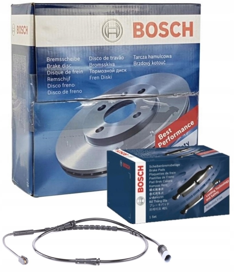 

Tarcze Klocki Czujnik Przód Bmw 5 F10 Bosch 348mm