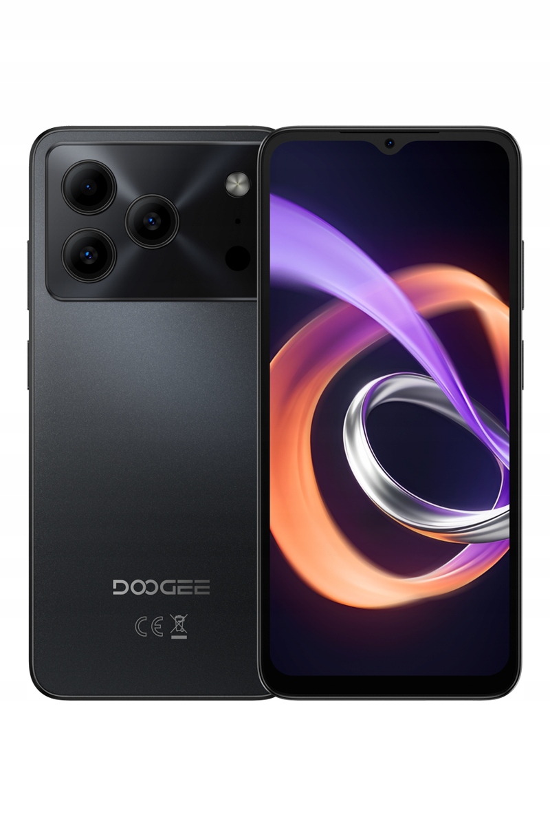 Smartfón Doogee Note56 Plus 6/256 Gb 4G Lte dual sim Nfc Android 16 čierny