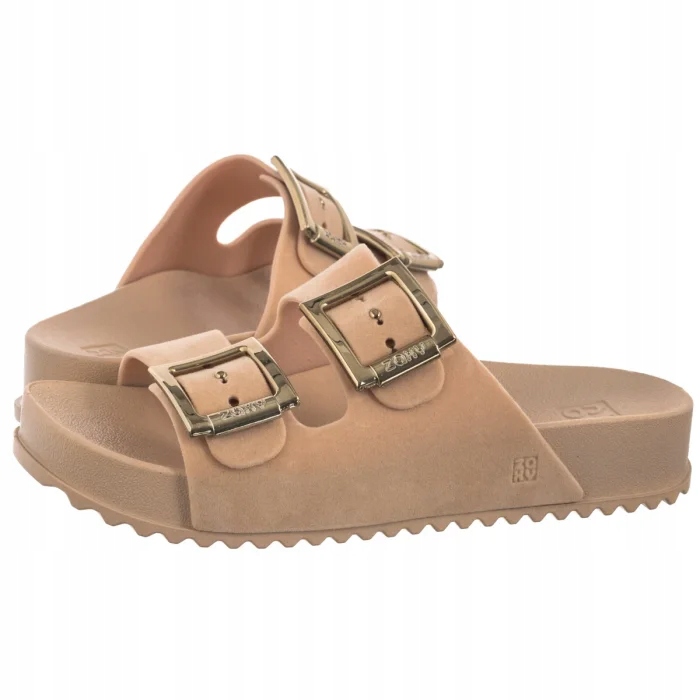 Dámské boty Nazouváky Zaxy Partner New Ad RR285027/BG970 Béžová Velurová