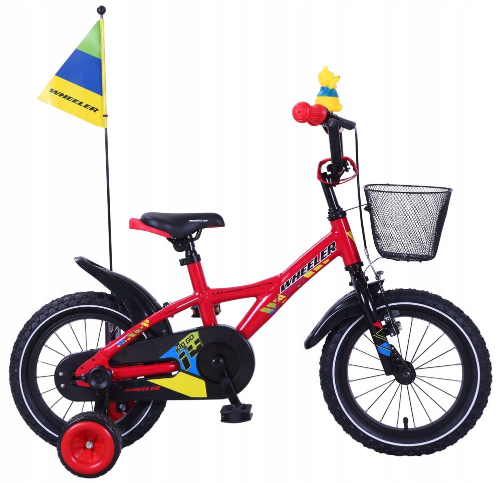 Wheeler Aluminiowy Rower dziecięcy na kołach 14" model Go Boy