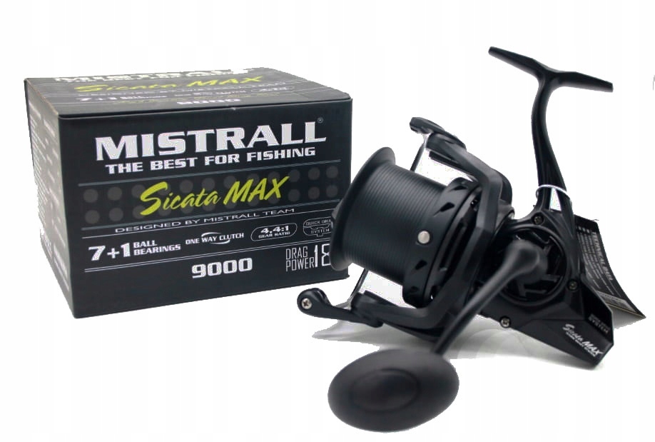 Kołowrotek Mistrall Sicata Max Big Karp FRD9000 7+1 Quick Drag System 18kg