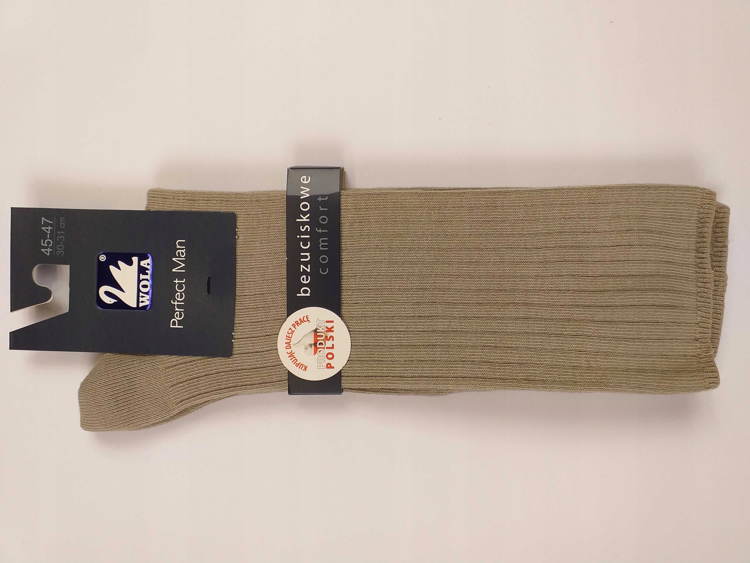 

Wola Comfort Skarp. męskie bezu elasta. k.:BEIGE