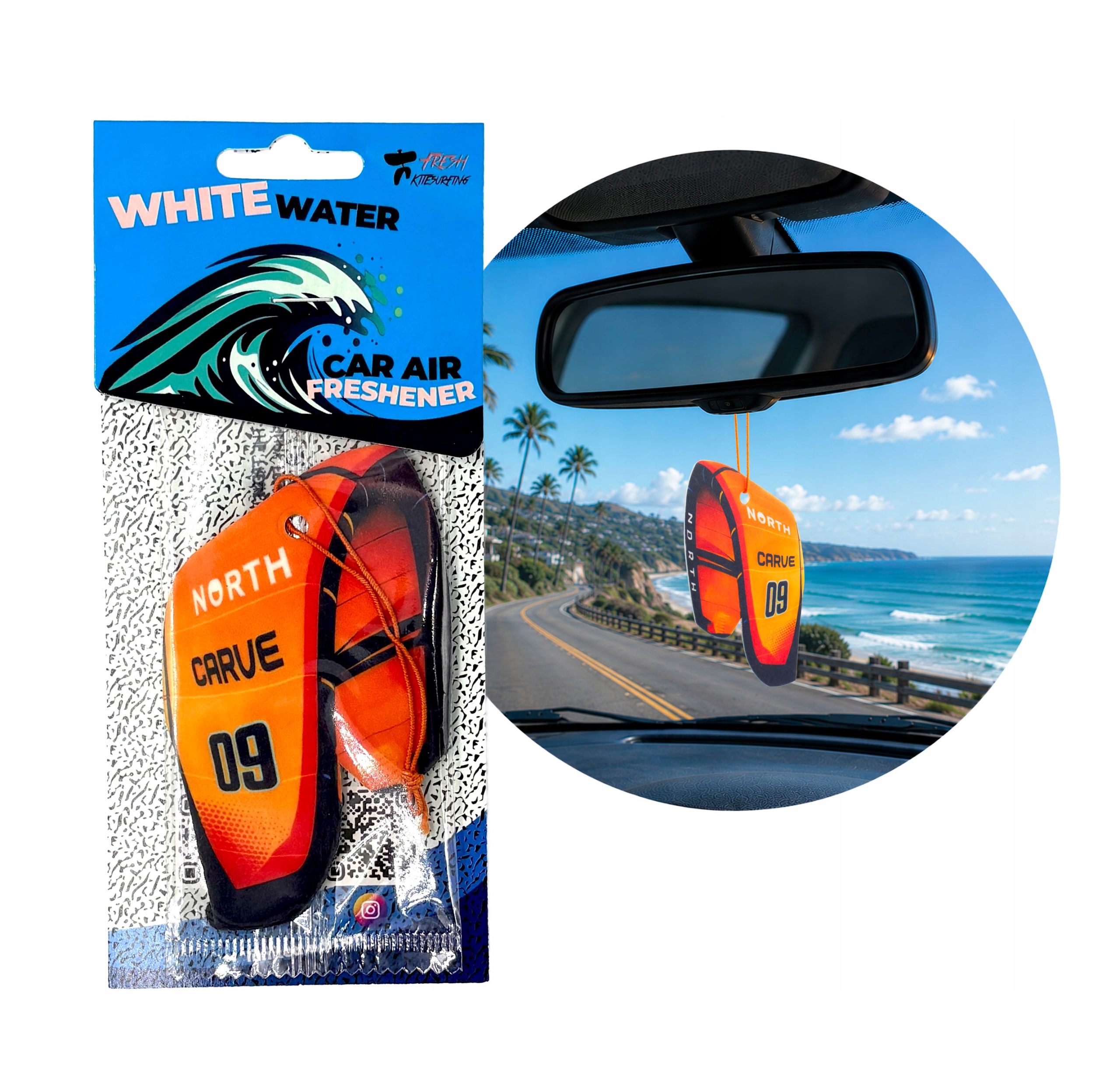 Zawieszka Zapachowa Latawiec North Carve Kiteboarding 2026 Whitewater