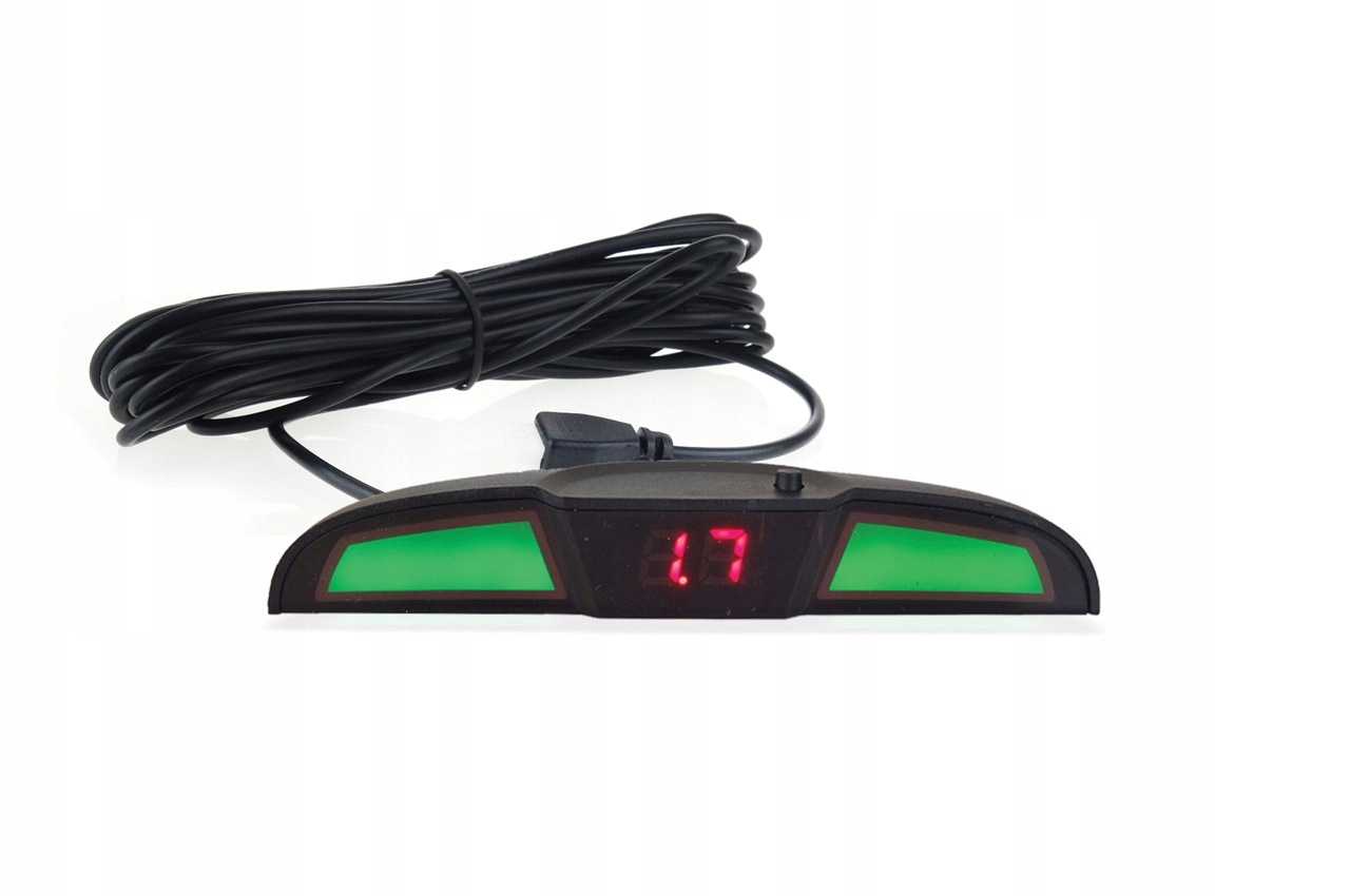 Parkovací asistent LCD 4,3" s kamerou CAM-402 Led v ostřikovači Špz, 4 senzory