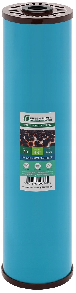 Odželezňovací vložka 20" Big Blue C20IRB.P filtr Green Filter