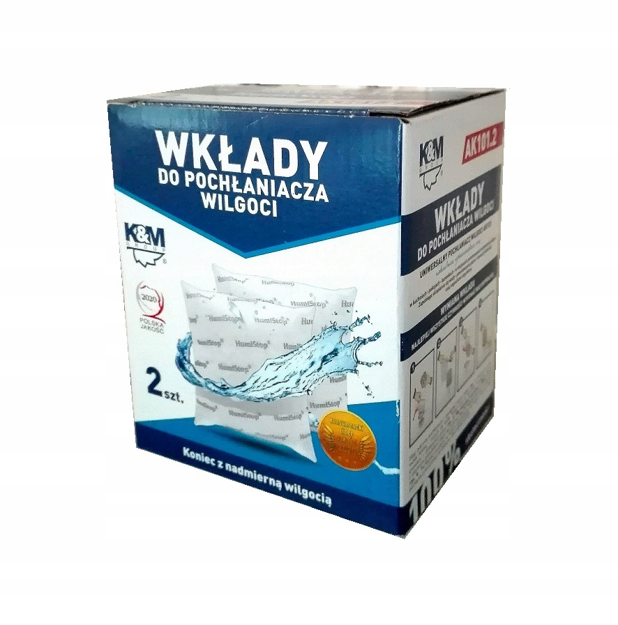 

Wkład do pochłaniacza wilgoci K&m Humistop 2 szt