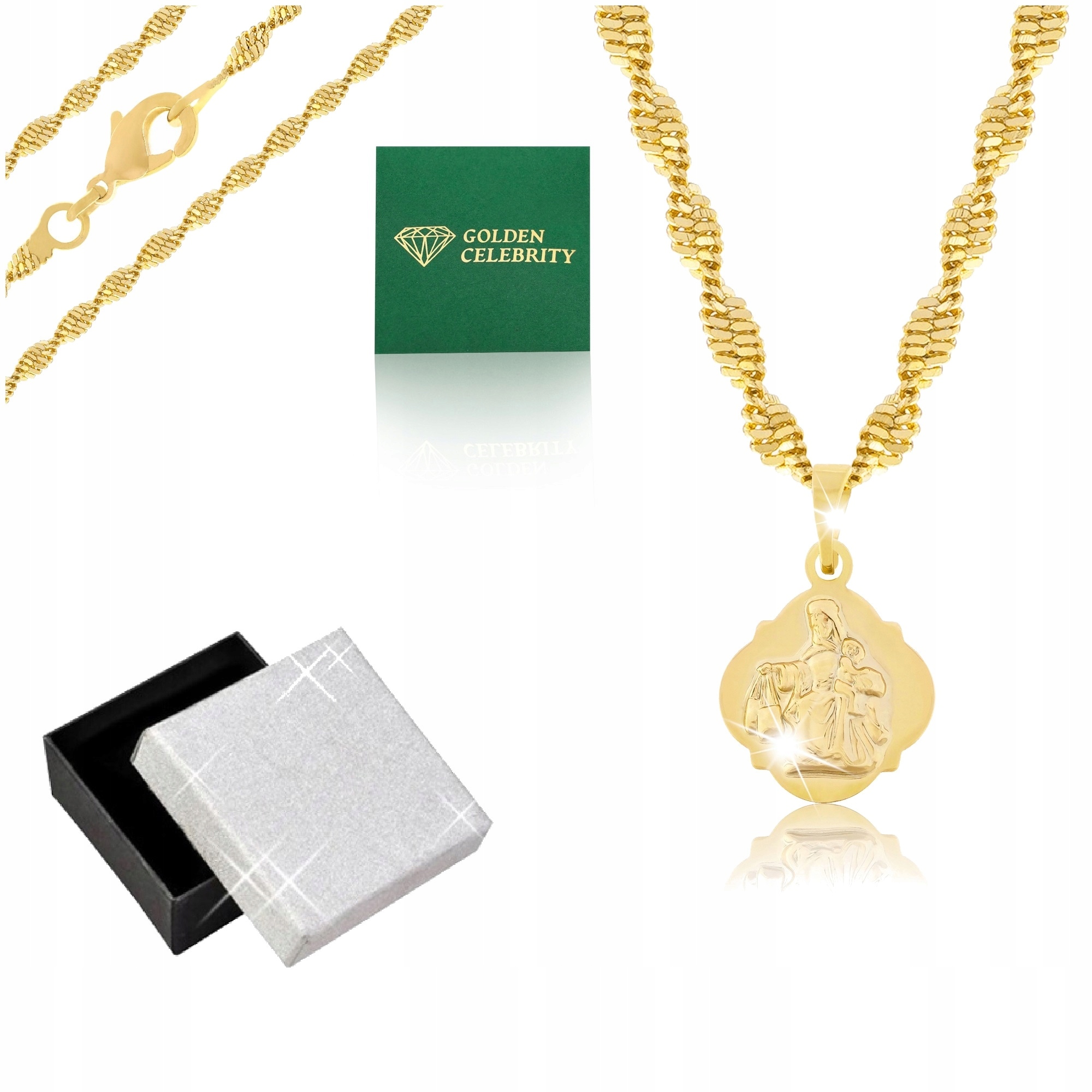 Lesklý Dámský Řetízek Medaile Škapulíř Věnování Pro Maminku Dcery