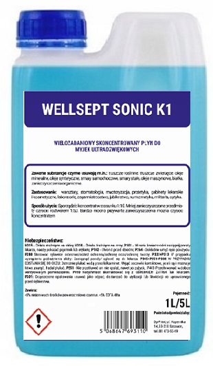 

Płyn Do Myjek Ultradźwiękowych Koncentrat 1L.