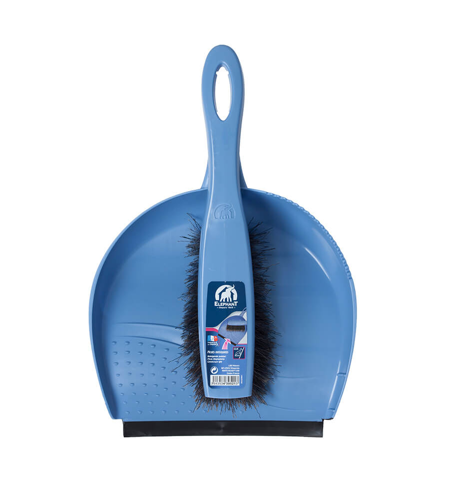 

Szczotka zmiotka z szufelką z gumką Elephant