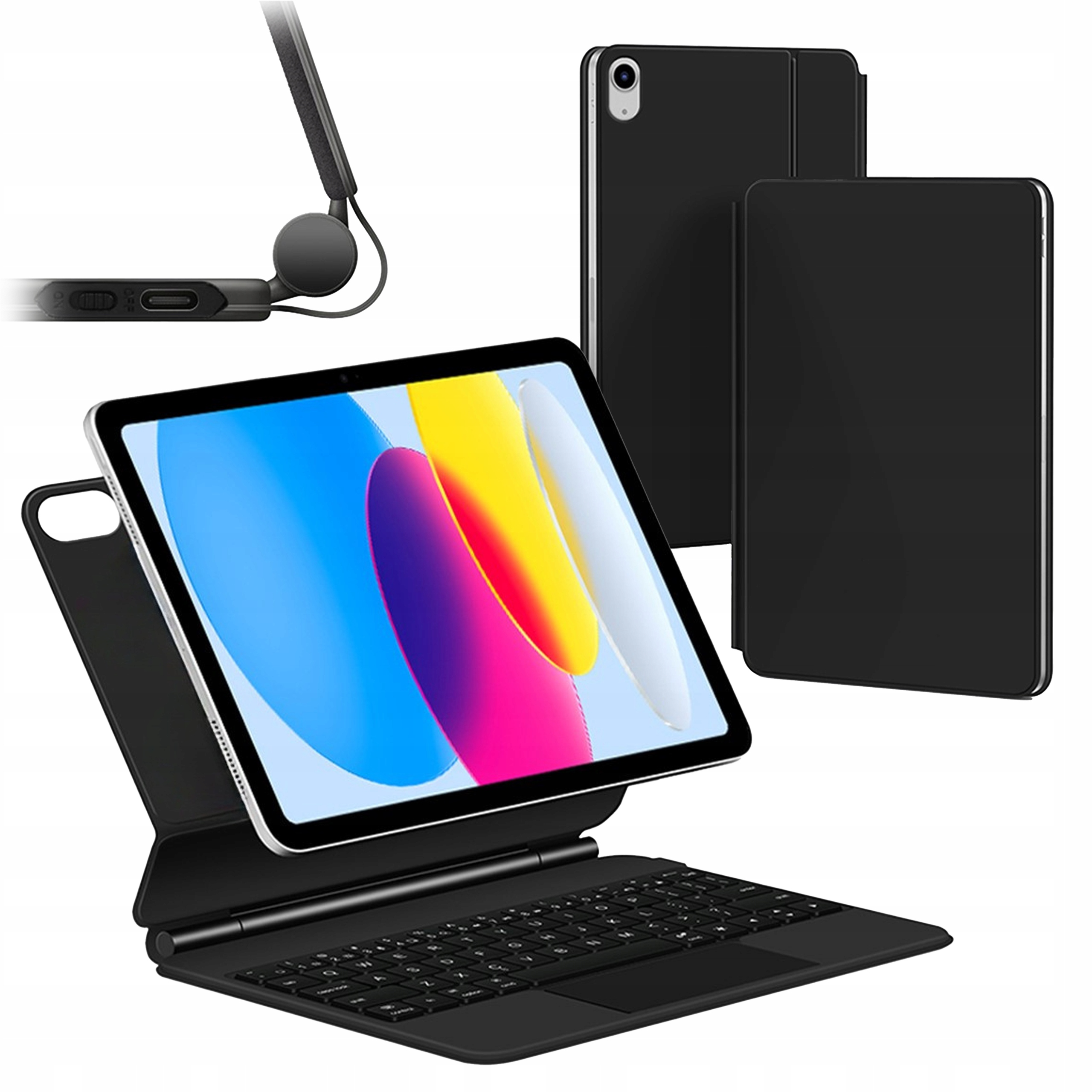 Magnetické Puzdro S Klávesnicou Touchpad Pre Ipad 10.9" 10 Gen Ipad 11" 11 Gen