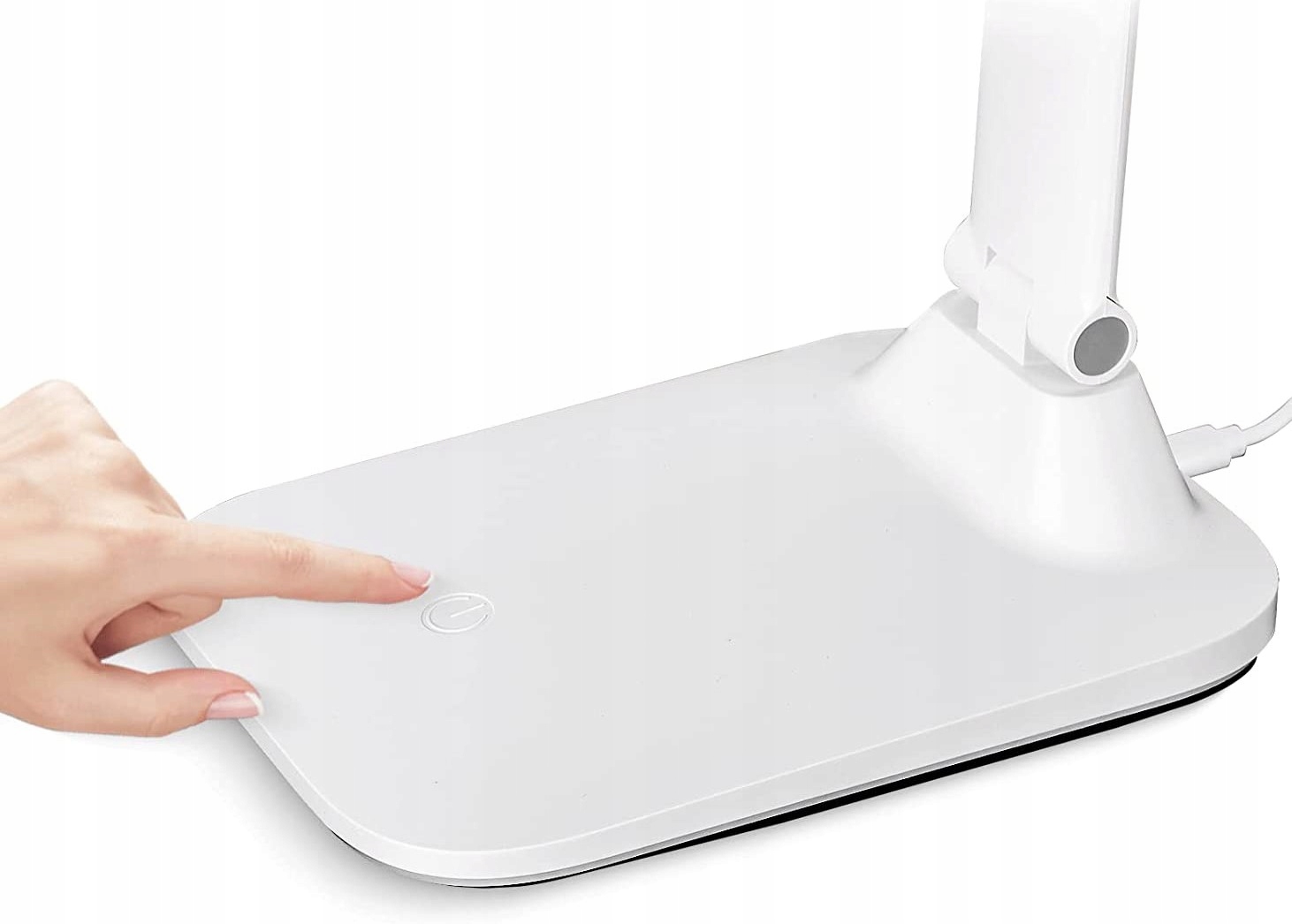 LAMPKA BIURKOWA SZKOLNA LED DOTYK NA BIURKO USB BARWA CIEPŁA ZIMNA 3 TRYBY Długość/wysokość 34 cm