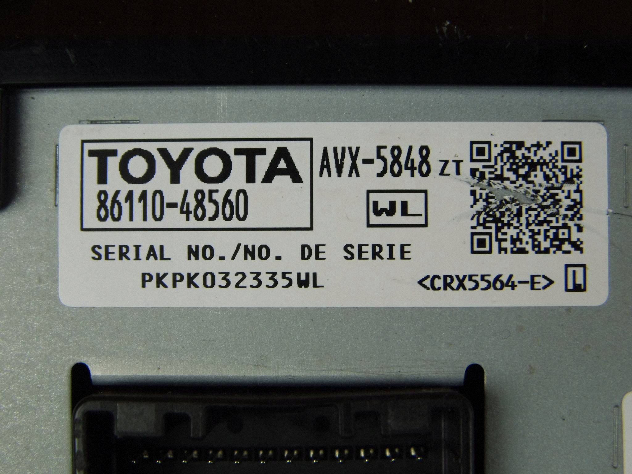 Lexus RX RX450H 2016+ radio ekran display 86110-48560