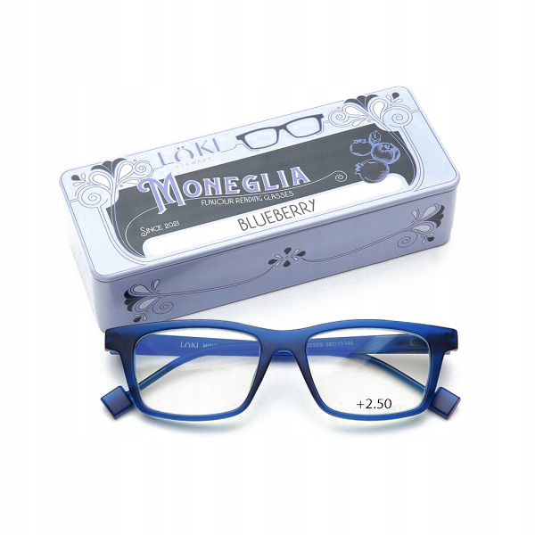 +2.5 Plusy Loki Italy Okulary do komputera Blue Block okulary do czytania