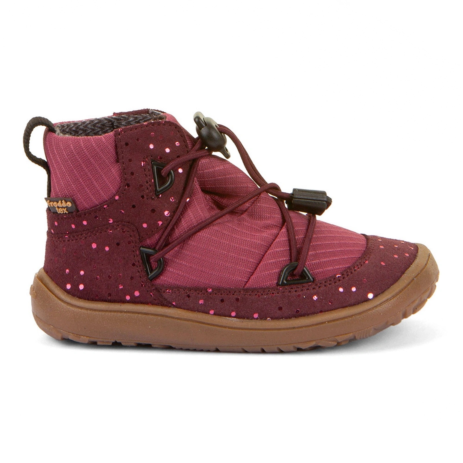 Buty barefoot sznurowane ocieplane dziecięce Froddo Tex Track Bordeaux+ 26