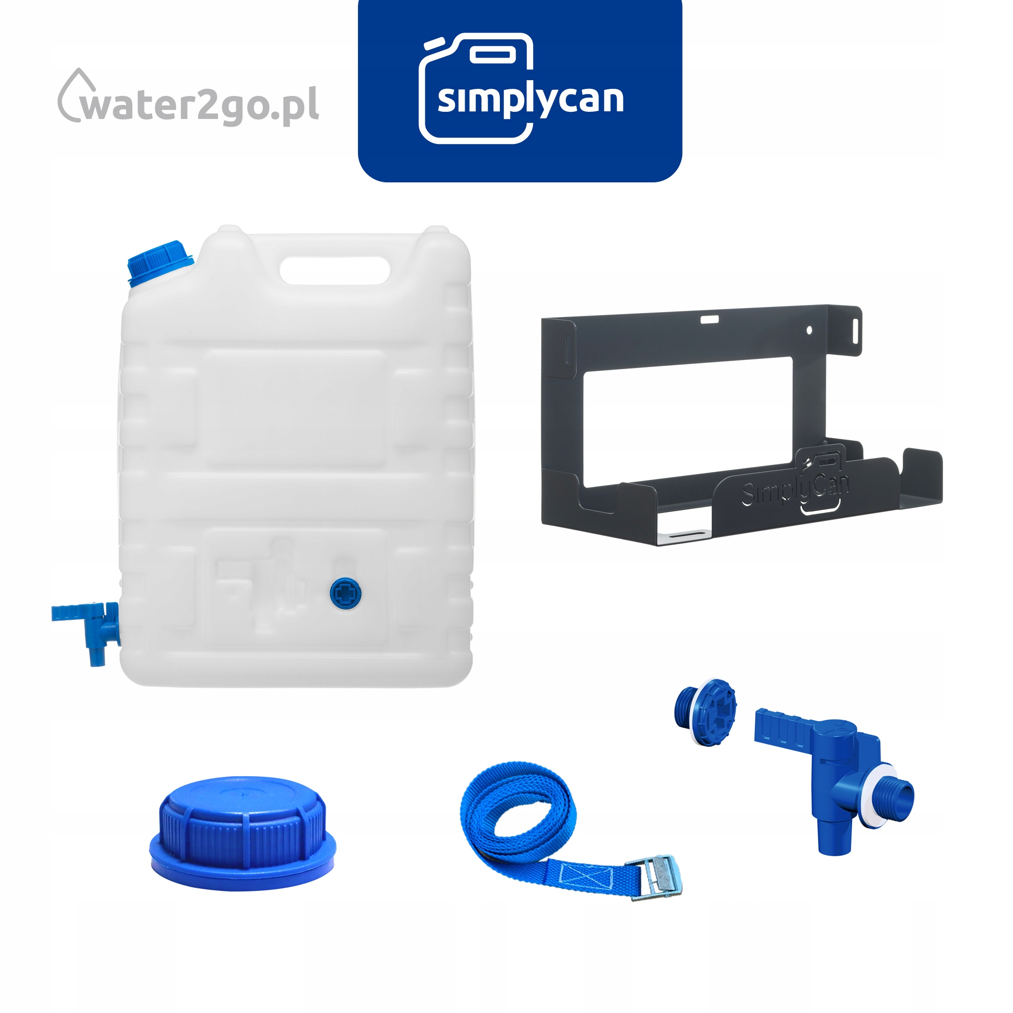 Kanister na wodę z uchwytem 20L SimplyCan max. 22L Marka SimplyCan