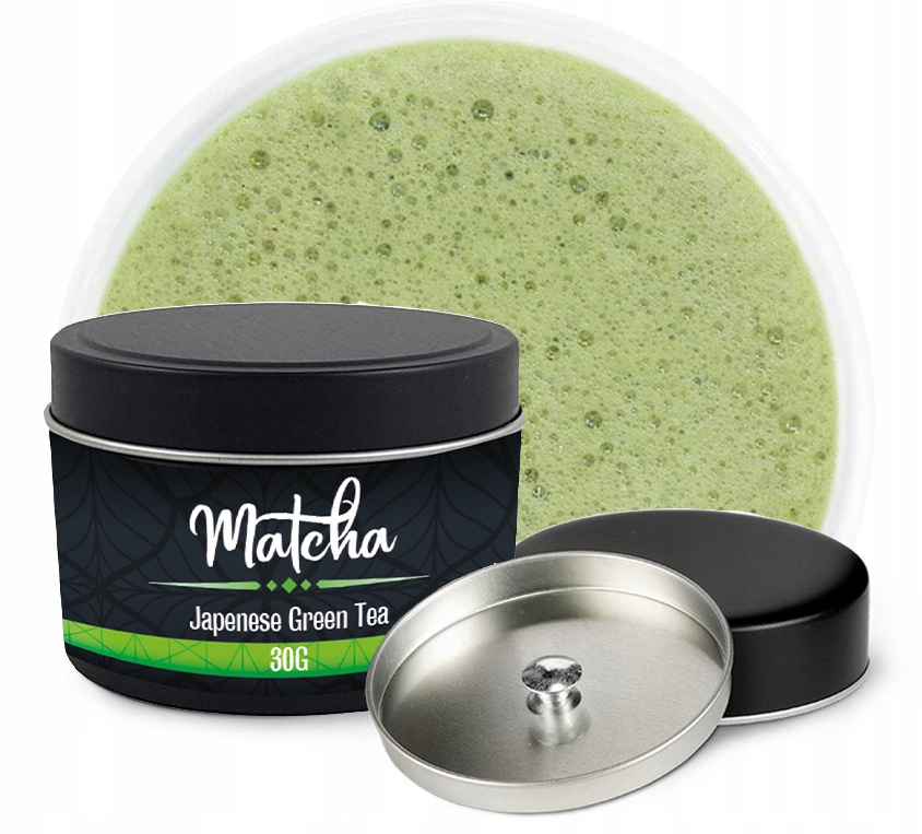 Levně Japonská matcha v japonské plechovce Zelený Čaj v plechovce jako Dárek 30 g