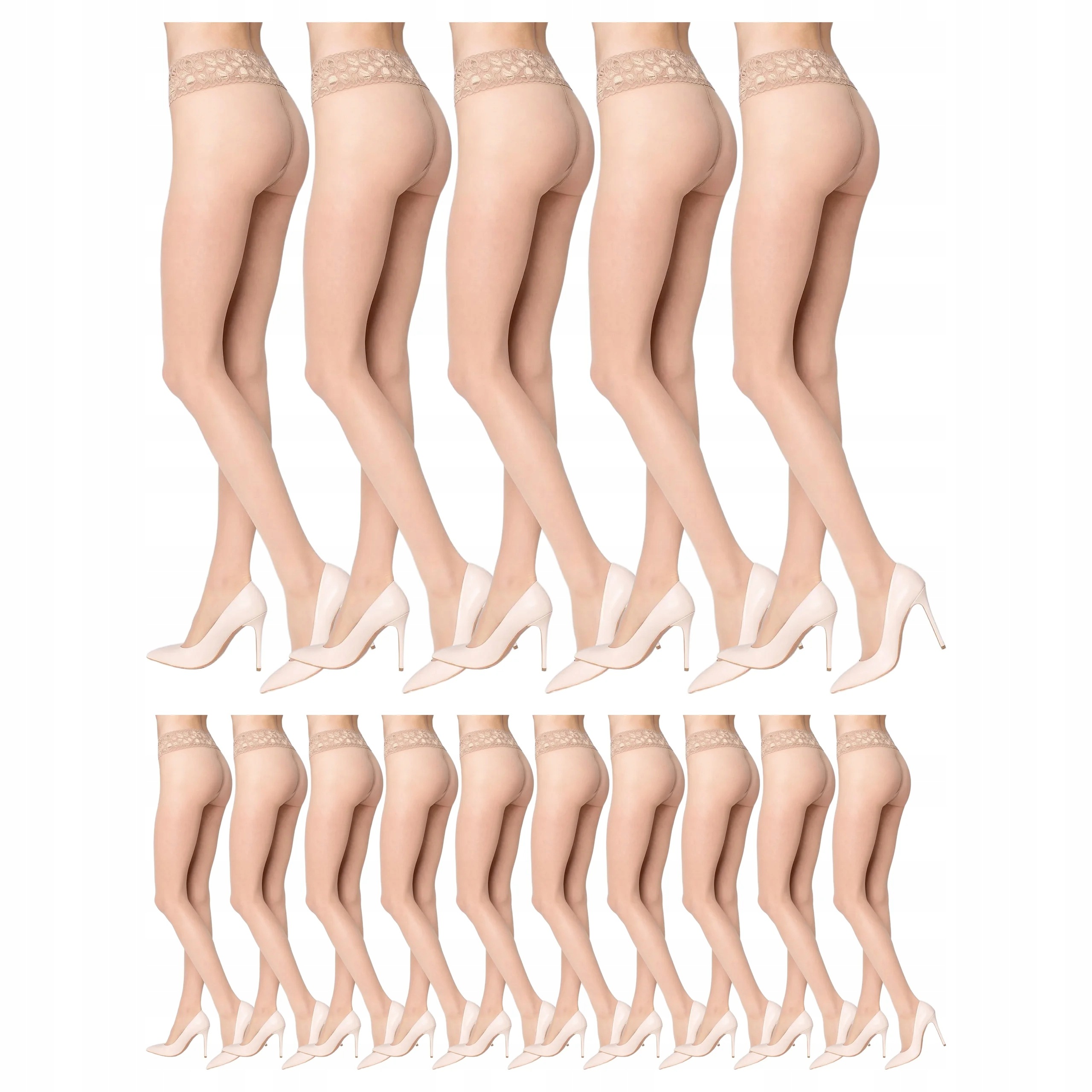 15 x Punčocháče Erotic Vita Bassa 30 den Marilyn Visone 3-M