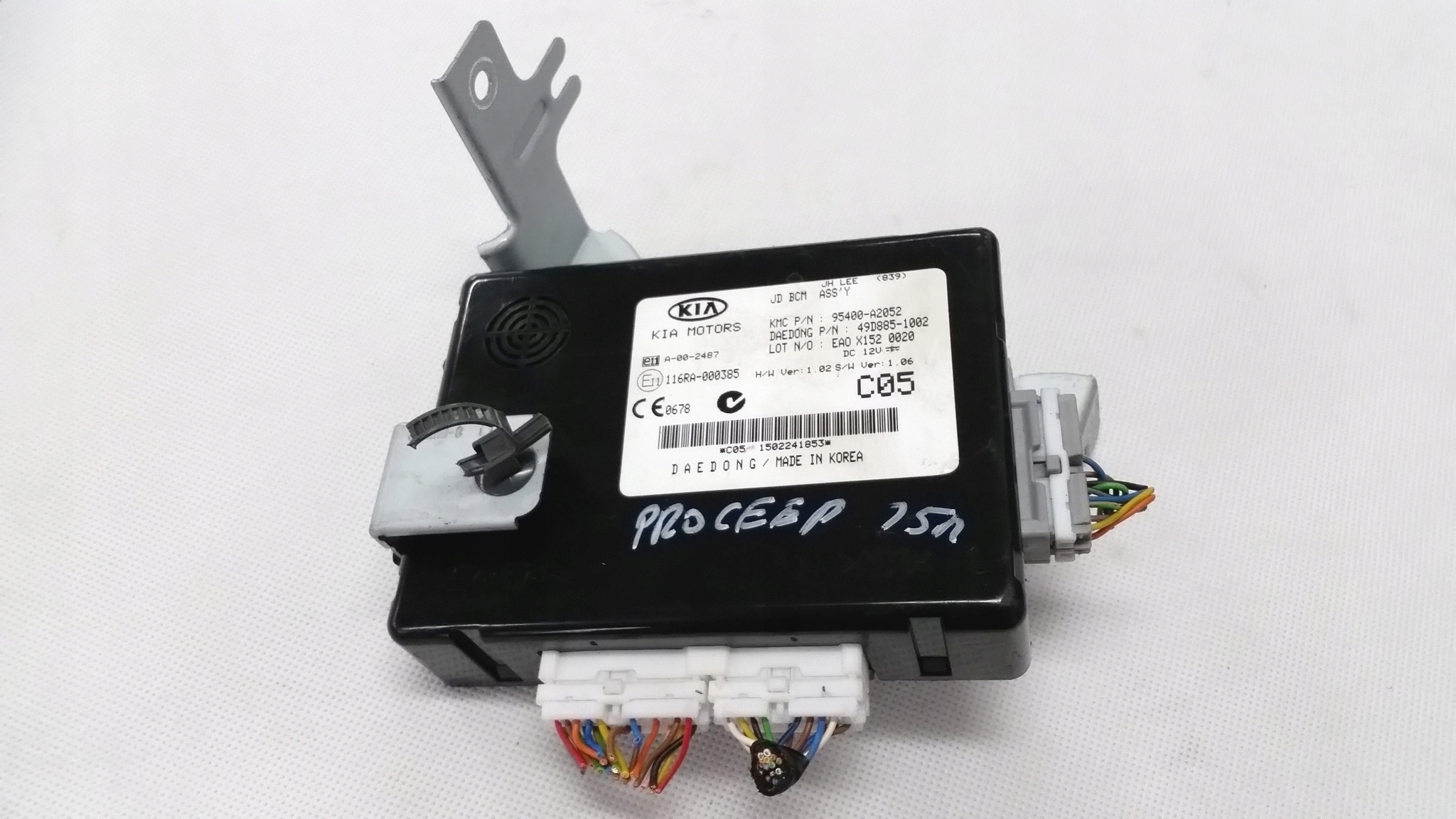 PRO Ceed II 2015 модуль драйвера BCM 95400-A2052