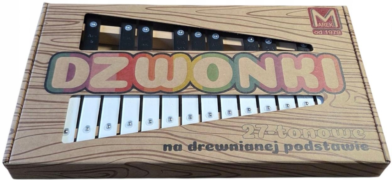 27-tónové zvonky na dřevěném podstavci Marek